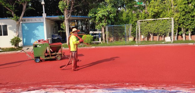 塑膠跑道施工