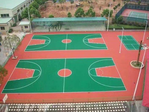 學(xué)校籃球場硅PU